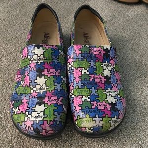 Alegria clogs size 9 nursing clogs nurse shoe